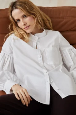 Blouse Fabuleuse en coton Blanc Innocent<Soi Paris Best