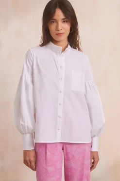 Blouse Fabuleuse en coton Blanc Innocent<Soi Paris Best