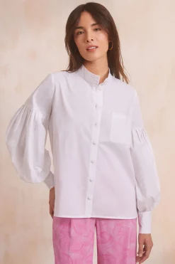 Blouse Fabuleuse en coton Blanc Innocent<Soi Paris Best