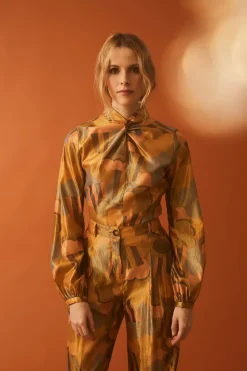 Blouse Olympe Golden Pop Corn<Soi Paris Online
