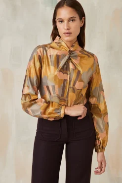 Blouse Olympe Golden Pop Corn<Soi Paris Online