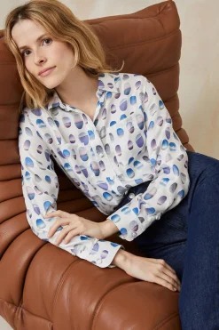 Chemisier en soie Les Hublots<Soi Paris Clearance
