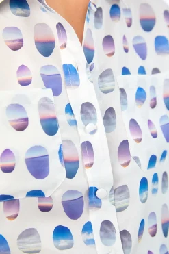 Chemisier en soie Les Hublots<Soi Paris Clearance