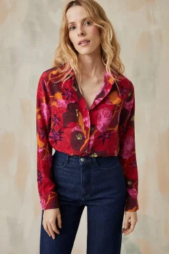 Chemisier en soie Pomodoro<Soi Paris Store