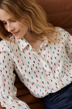 Chemisier en soie Reine Elisabeth<Soi Paris Flash Sale