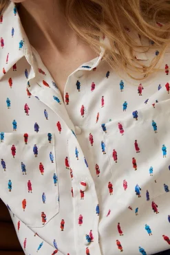Chemisier en soie Reine Elisabeth<Soi Paris Flash Sale