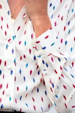 Chemisier en soie Reine Elisabeth<Soi Paris Flash Sale
