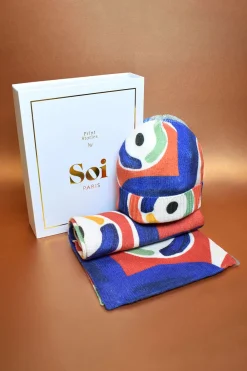 Coffret Bonnet et Echarpe Prunelle<Soi Paris Best Sale