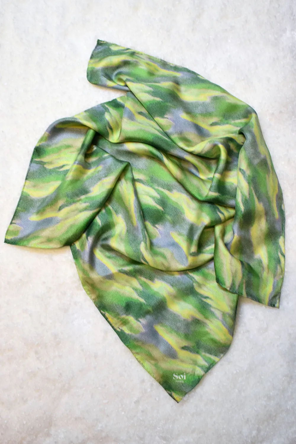 Foulard en soie Boréal<Soi Paris Outlet