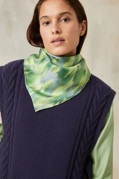 Foulard en soie Boréal<Soi Paris Outlet