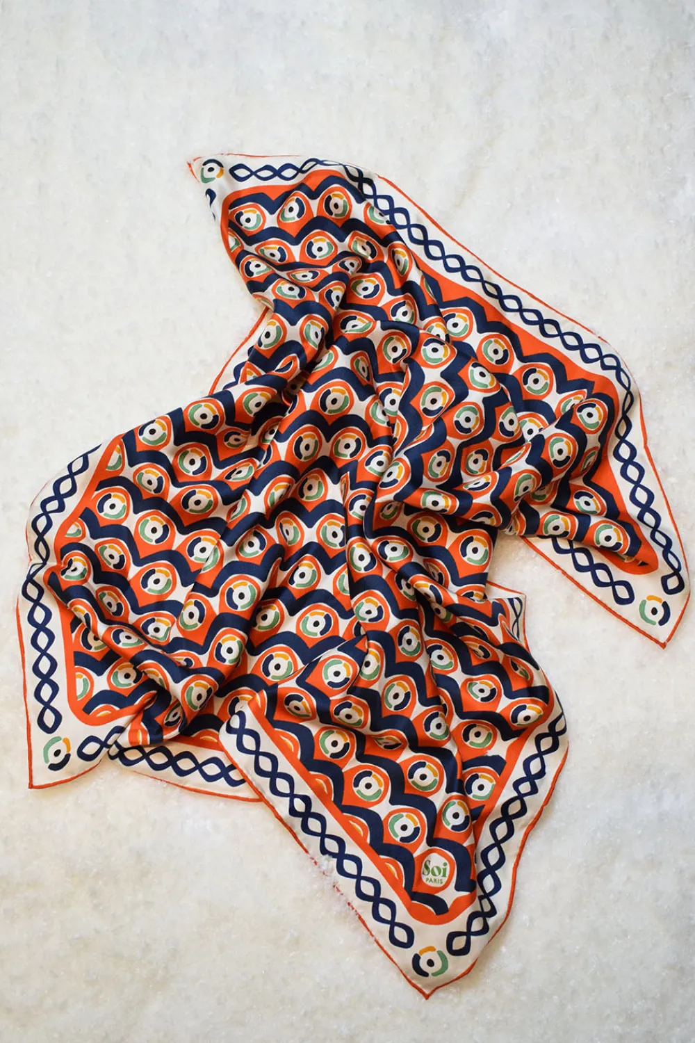 Foulard en soie Prunelle<Soi Paris Flash Sale