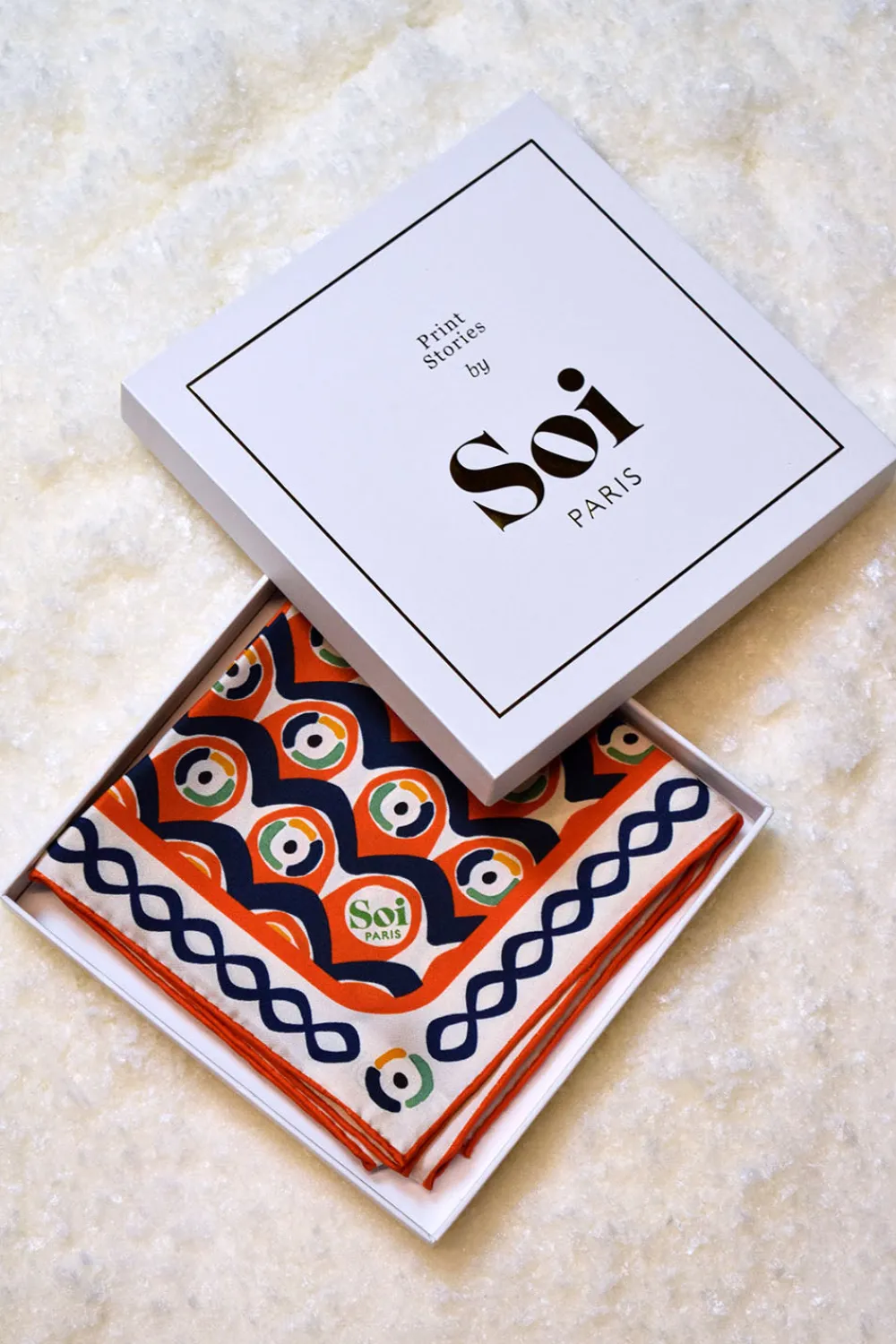 Foulard en soie Prunelle<Soi Paris Flash Sale