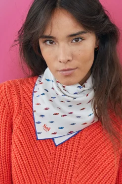 Foulard en soie Reine Elisabeth<Soi Paris Shop