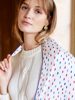 Foulard en soie Reine Elisabeth<Soi Paris Shop