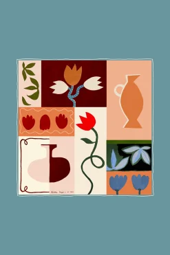 Foulard en soie Soi x Laetitia Rouget<Soi Paris Outlet