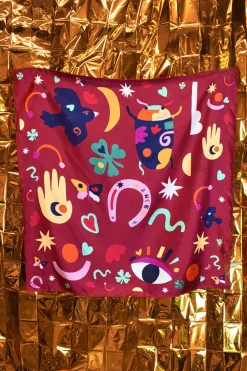 Foulard en soie Soi x Leona Rose<Soi Paris Store