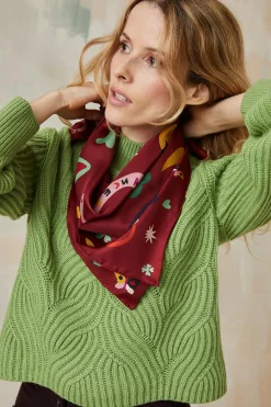 Foulard en soie Soi x Leona Rose<Soi Paris Store