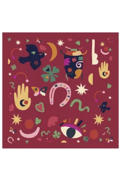 Foulard en soie Soi x Leona Rose<Soi Paris Store