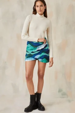 Jupe Divine Evasion glacée<Soi Paris Flash Sale