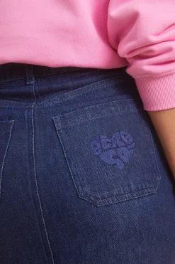 Jupe Longue Denim Brut<Soi Paris Discount