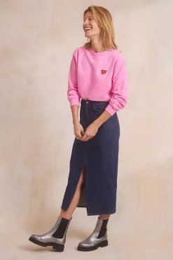 Jupe Longue Denim Brut<Soi Paris Discount