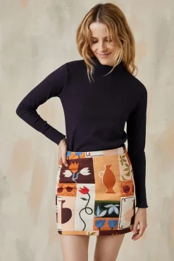 Jupe Plume Soi x Laetitia Rouget<Soi Paris Online