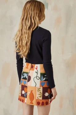 Jupe Plume Soi x Laetitia Rouget<Soi Paris Online