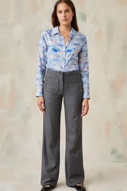 Pantalon Enchanteur Anthracite<Soi Paris Shop