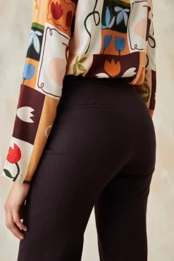 Pantalon Enchanteur Aubergine<Soi Paris Online