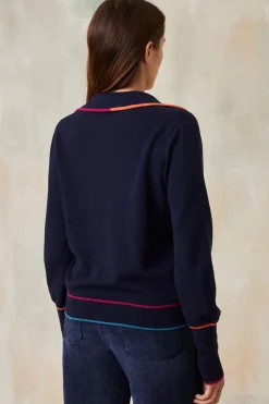 Pull Paolo Bleu Profond<Soi Paris Flash Sale