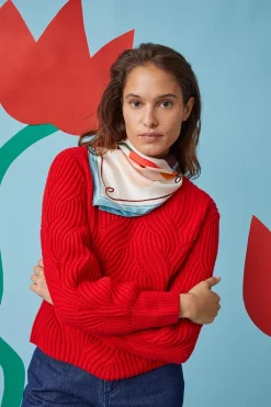 Pull Rouge Vermillon<Soi Paris Online