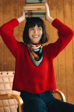 Pull Rouge Vermillon<Soi Paris Online