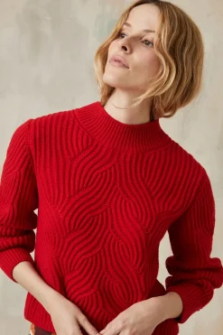Pull Rouge Vermillon<Soi Paris Online