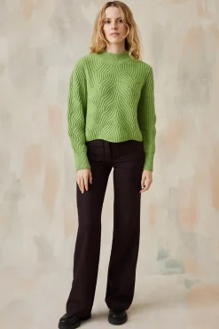 Pull Vert Pistache<Soi Paris Shop