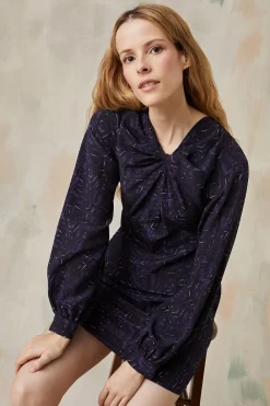 Robe Hera en soie Mots Exquis<Soi Paris Discount