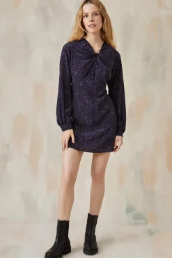 Robe Hera en soie Mots Exquis<Soi Paris Discount