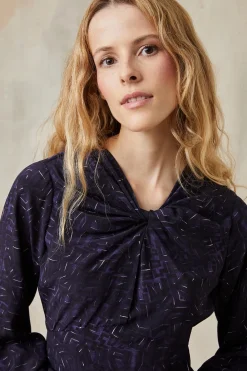 Robe Hera en soie Mots Exquis<Soi Paris Discount