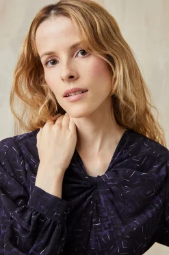Robe Hera en soie Mots Exquis<Soi Paris Discount