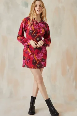 Robe Hera en soie Pomodoro<Soi Paris Online
