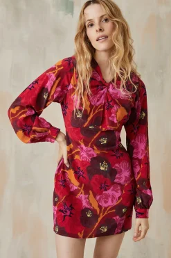Robe Hera en soie Pomodoro<Soi Paris Online