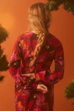 Robe Hera en soie Pomodoro<Soi Paris Online