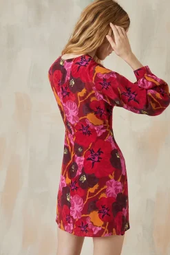Robe Hera en soie Pomodoro<Soi Paris Online