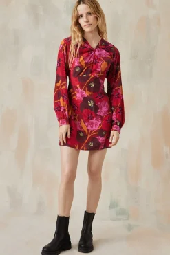 Robe Hera en soie Pomodoro<Soi Paris Online