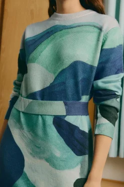 Robe Pull Evasion glacée<Soi Paris Flash Sale