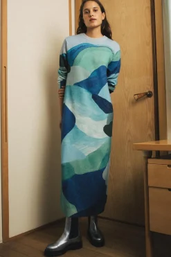 Robe Pull Evasion glacée<Soi Paris Flash Sale