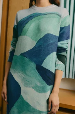 Robe Pull Evasion glacée<Soi Paris Flash Sale