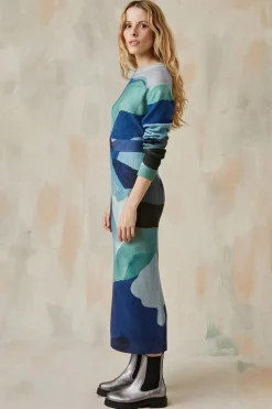 Robe Pull Evasion glacée<Soi Paris Flash Sale