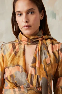 Robe Scarlett Golden Pop Corn<Soi Paris Store