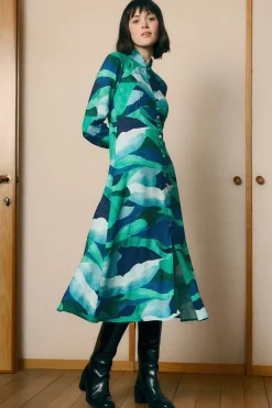 Robe Victoria Evasion glacée<Soi Paris Outlet
