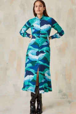 Robe Victoria Evasion glacée<Soi Paris Outlet